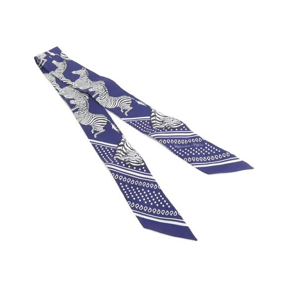 HERMES Accessories - Hermes LES ZEBRES Twilly 063265S Scarf Muffler